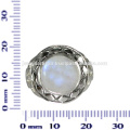 Designer Rainbow Moonstone Gemstone 925 Sterling Silver Ring